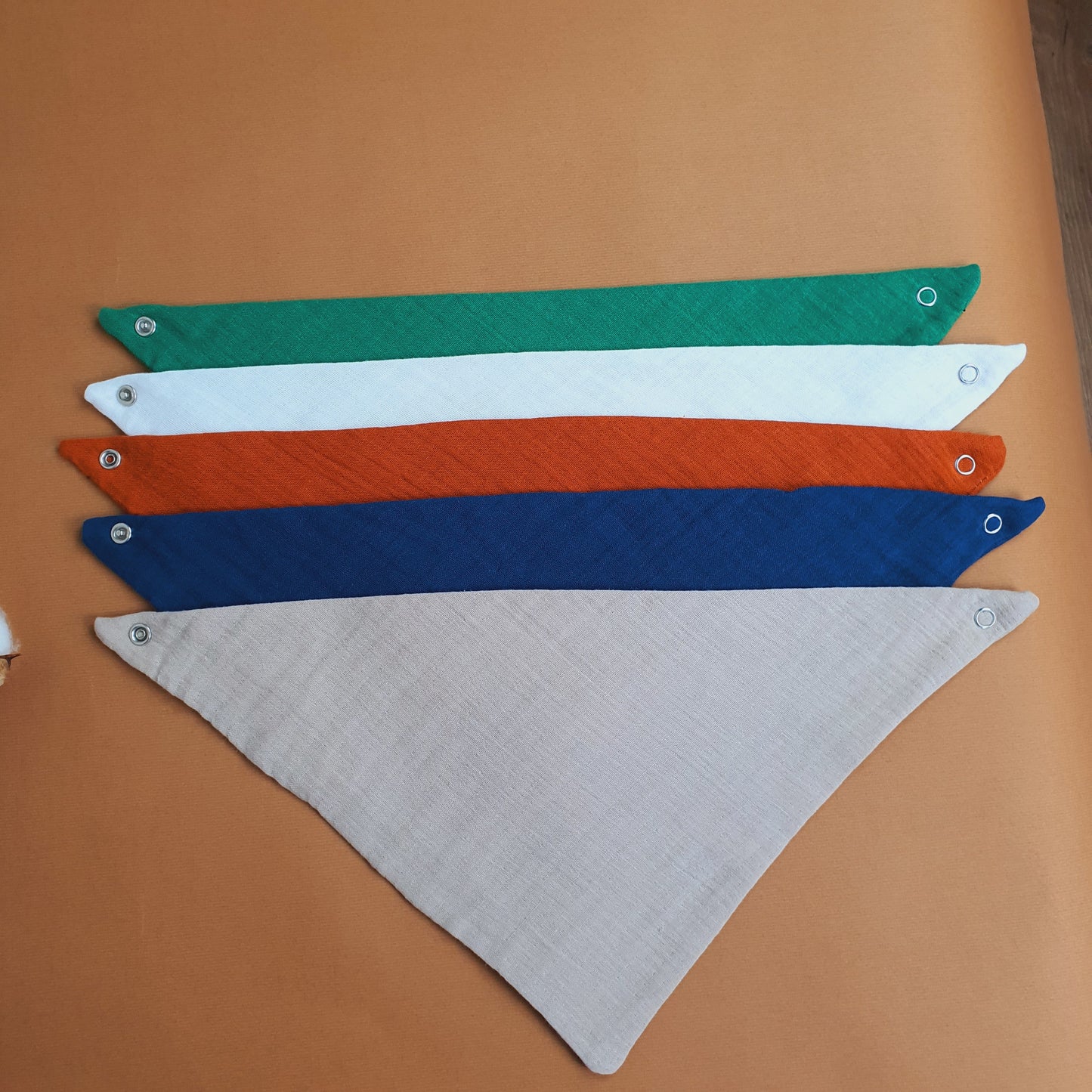 5’li Çıtçıtlı Ağız ve Salya Mendili Seti