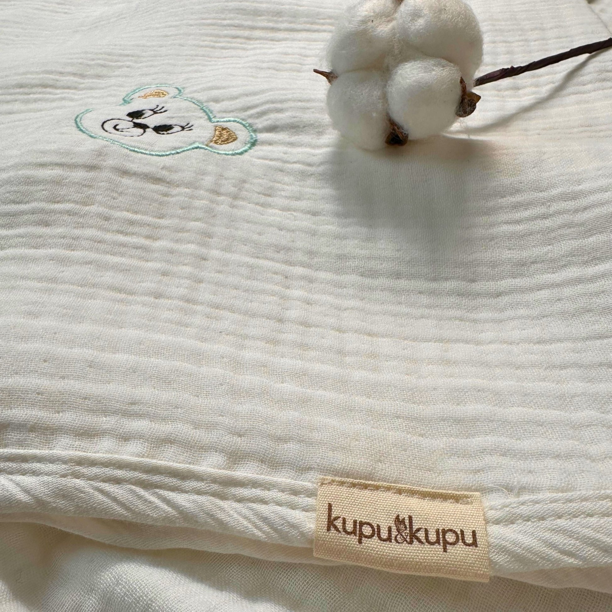 Kupu Beyaz Müslin Örtü - Kapi - Kupu&Kupu - 